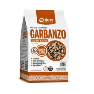 FIDEOS WAKAS GARBANZO ALUBIA Y CHIA