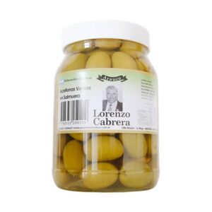 ACEITUNAS VERDES LORENZO CABRERA  1 KG