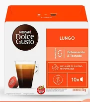 CAPSULAS LUNGO DOLCE GUSTO NESCAFE X 6 U