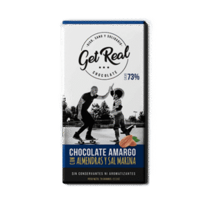 CHOCOLATE GET REAL 73% CON ALMENDRAS Y SAL MARINA