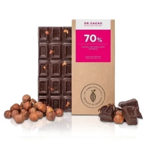 CHOCOLATE DR CACAO 70% AVELLANAS