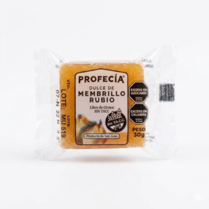 DULCE DE MEMBRILLO RUBIO PROFECIA X 30 GR