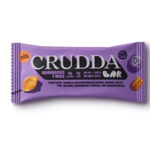BARRITA PROTEICA CRUDDA ARANDANOS Y NUEZ