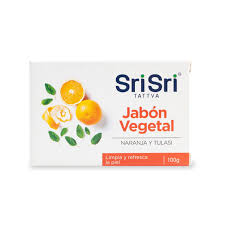 JABON VEGETAL NARANJA Y TULSI X 100GR SRI SRI