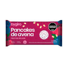 PANCAKES DE AVENA SABOR FRUTOS ROJOS BYGIRO X 4