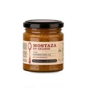 MOSTAZA EN GRANOS Y MIEL ORGANICA RECETAS DE ENTONCES