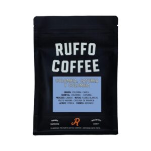 CAFE COLOMBIA CATURRA EN GRANO RUFFO X 250 GR