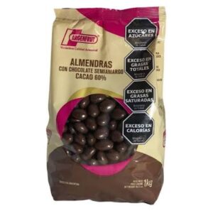 ALMENDRAS CON CHOCOLATE NEGRO