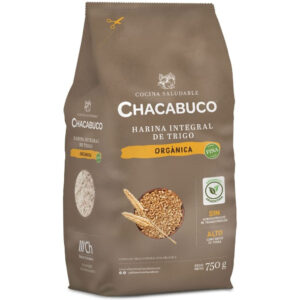 HARINA INTEGRAL DE TRIGO ORGANICA CHACABUCO X 750 GR
