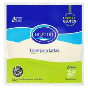 TAPA PARA TARTAS VEGANO SIN GLUTEN ARGENTI