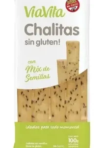 CHALITAS SIN GLUTEN VIAVITA MIX DE SEMILLAS 200 G