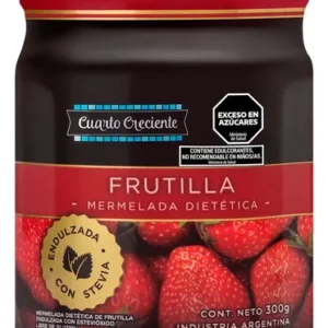 MERMELADA CUARTO CRECIENTE FRUTILLA 280g con edulcorante