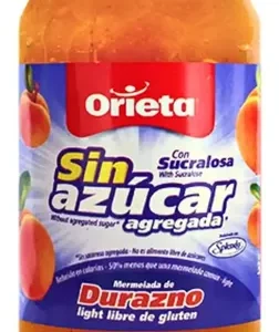 MERMELADA ORIETA SIN AZUCAR DURAZNO LIGHT