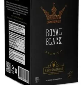 TE ROYAL BLACK SAINT GOTTARD X 20 UNIDADES