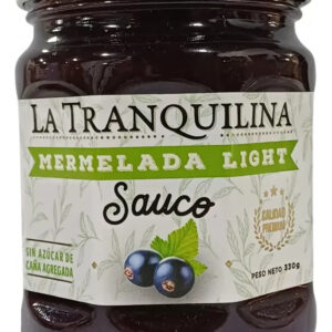MERMELADA LA TRANQUILINA SAUCO LIGHT X 330 GR