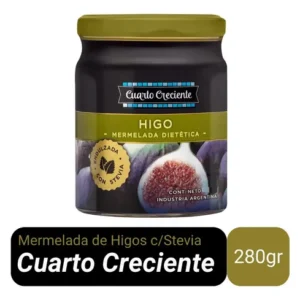 MERMELADA CUARTO CRECIENTE HIGO C STEVIA 280 G