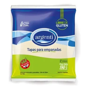TAPA PARA EMPANADAS VEGANO SIN GLUTEN ARGENTI