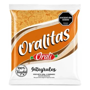 TORTILLITAS INTEGRALES ORALI X6U