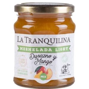 MERMELADA LA TRANQUILINA DURAZNO Y MANGO SIN AZUCAR