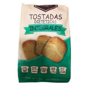 TOSTADAS INTEGRALES DIETETICA INTEGRAL X 250 GR (PAQ. TRANSPARENTE)